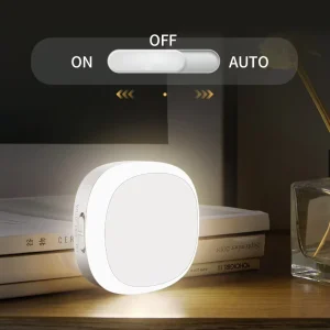 Smart House Decoration Device Plug in USB Rechargeable Wireless Infrared Motion Sensor LED Night Light for Home Security