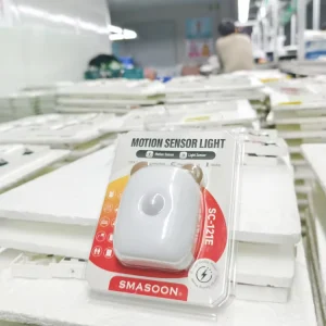 Smart Human Body Sensor LED Night Light USB Rechargeable Night Lamp for Bedroom Kitchen Cabinet Wireless Closet Light