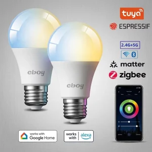Smart Indoor LED Bulb Multi Color Wireless Decorative Lighting Compatible Alexa Google Home RGBW Wireless Dimmable Voice