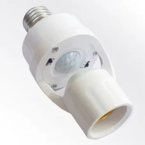 Smart Infrared Sensor E27 Lampholder with Adjustable Delay for Hotel Corridors and Commercial Staircases