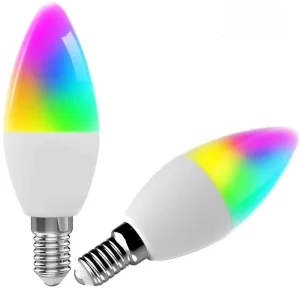 Smart LED Bulb 5W E14 E12 300LM 2700K-6500K RGBW Dimmable