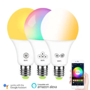 Smart LED Bulb RGBCW 5W 10W E27 B22 App Control Dimmable