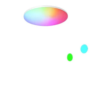 Smart LED Ceiling Light 37cm Bluetooth App-Controlled RGB CCT Dimmable with Remote