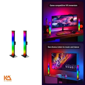 Smart LED Light Bar with App & Voice Control RGB Rainbow Effect Gaming Desk Lamp for TV PC Room Decoration