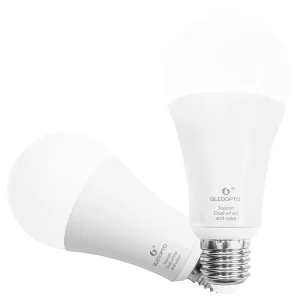 Smart LED Light Bulb, Zigbee 3.0, E27 E26 B22 Bases, RGB CCT, Dimmable, 12W