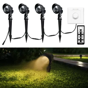 Smart LED Outdoor Garden Light 6W 24V Low-Voltage IP67 Waterproof Warm White Landscape Light for Yard, Path, and Lawn