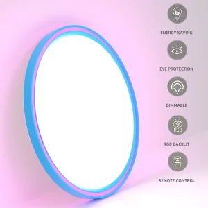 Smart LED Pendant Lamp RGB Night Light Plastic and Acrylic App-Controlled Indoor Lamp