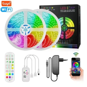 Smart LED Strip Light 12V SMD5050 Wi-Fi RGB App Remote Control Music Sync