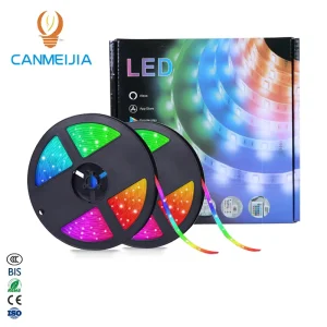 Smart LED Strip Lights Wifi 12V Waterproof 5m Set SMD 5050 Remote Backlight RGB LED Flexible Strip LED Strip RGB RGBW LED Strip