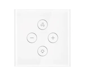 Smart Life App Remote Control New for Tuya WiFi Ceiling Fan Light Wall Switch with Touch Panel Speed Control Voice Command Featu