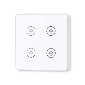 Smart Life Tuya App Remote Control Zigbee PC Alexa Wiring free Through Wall Control Switch with Long Battery Life