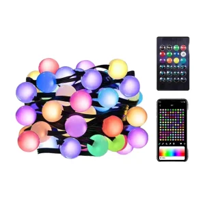 Smart Light WiFi Remote Control LED USB String Lights Fairy Lights Color Changing Outdoor Christmas Decor 50000 Hours Lifespan