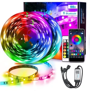 Smart Luxury Flowing Water Effect RGB LED Strip Light for Adhesive Backing Easy Installation IP65 Waterproof Lighting