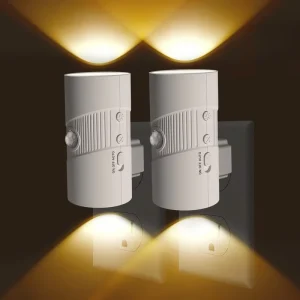 Smart Modern USB ABS Wall Sconce Lamp Magnetic Colorful Motion Sensor LED Night Light for Bedroom Stair Hallway