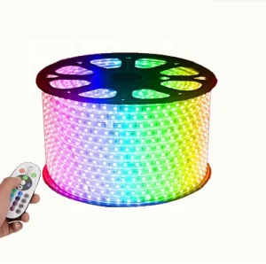Smart Neon Flex 220V Outdoor Flexible 5050 SMD 100m RGB Waterproof Led Strip Led Strip Lights Led Light Strip
