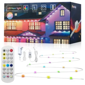 Smart Permanent Outdoor Light IP67 Waterproof APP Voice remote Control Multiple Scene Modes Eave Light