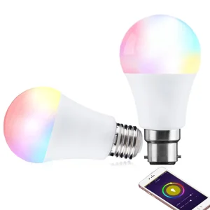 Smart RGB-CW LED Bulb with Music Scene Mode, 2700K-6500K Wi-Fi App Control
