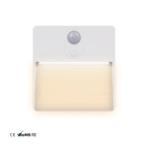 Smart RGB Color-Changing Corner LED Night Light with Motion Sensor and USB Charging
