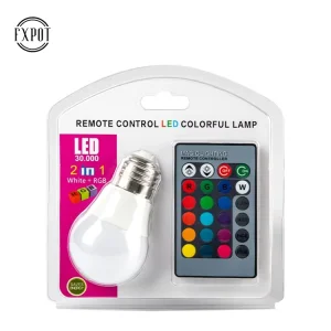 Smart RGB LED Bulb, E27, 5W/9W, Remote Control