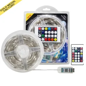 Smart RGB LED Strip Lights with App Control for Holiday and Christmas Tree Decoration