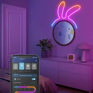 Smart RGB Neon LED Strip Light 3M WiFi Control