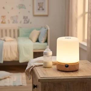 Smart RGB Table Lamp Touch Control Motion Sensor Dimmable Night Light for Bedroom