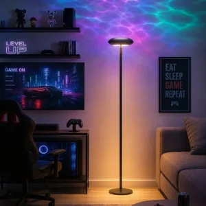 Smart RGBWW Floor Lamp 1500LM Lighting with Matter App Control for Modern Home for Smart Home Living Room Gaming