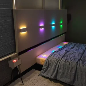 Smart Rechargeable Color Changing Motion Sensor Led Night Lights Eye Protection Bedside Night Lamp for Bedroom Bathroom