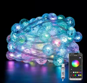 Smart Rgb Led Strip Lights RGB Led Twinkle Lights Music Sync Christmas Party Lights for Christmas Party Event Home Decor