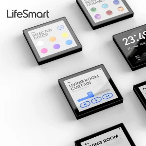 Smart Switch 4-Inch Touch Screen Customizable Scenes One-Touch Control Linux OS Speaker