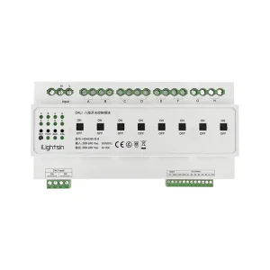 Smart Switch Dimmer Actuator LED Actuator DALI 8 Channel Switch Actuator off Control Magnetic Circuit Breaker Controlling System