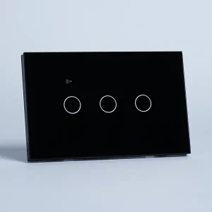 Smart Switch US Version Works with Tuya Smart Life Google Assistant Alexa No Neutral Wire Smart 3 Gang Light Switch