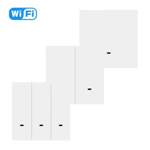 Smart Switch WiFi Push Button Wall Light Switches EU No Neutral Tuya Wireless Control Alexa Google Home Compatible