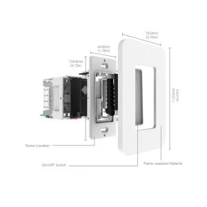 Smart Wall Light Switch No Neutral Wire No Capacitor Only Live Wire Required