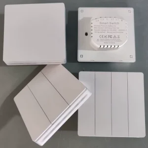 Smart Wall Switch 1 2 3 4 Gang 86mm EU UK Standard Zigbee 3.0 Push Button PC Panel Touch Switch