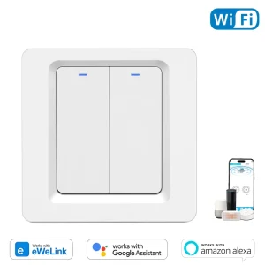 Smart Wall Switch 20A PC Material Remote Wireless Control Voice Control EU UK Standard