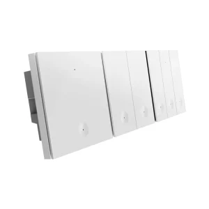 Smart Wall Switch 80 86 120 Type 1 2 3 Gang Mechanical Button Switch with Frame