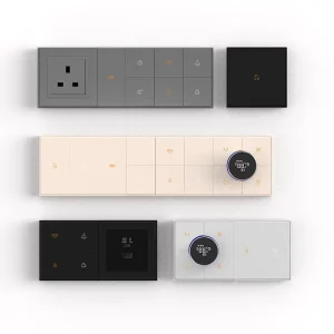 Smart Wall Switch for Home, Hotel, and Office 1-4 Gang UK Standard Panel Factory Supplier