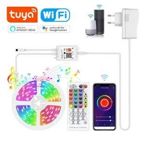 Smart Wi-Fi LED Strip Light RGBW 12V 5050 App Remote Voice Control Holiday Party Home Decor