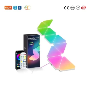 Smart WiFi & App Voice Controlled USB Powered LED Wall Lights White Shade Modern Design Dimmable DIY for Bedroom Living Room