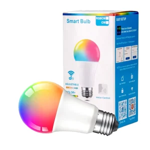 Smart WiFi LED Light Bulb A19 Plastic 9W E26 110V-220V Voice Control