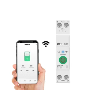 Smart WiFi MCB Circuit Breaker Switch 63A with Power Metering and Wireless Remote Control