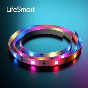 Smart WiFi RGB 5050 LED Strip Light with Alexa Google HomeKit Siri Control IP65 Waterproof Color Changing Music 2m Extendable