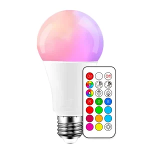 Smart WiFi RGBW Dimmable Bulb 12V 24V PIR Music Sync B22 E27 Aluminum 6000K Daylight RoHS CE