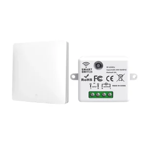 Smart WiFi Switch Transmitter Receiver Dual Control Self-Powered Wireless Remote Control