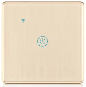 Smart WiFi Touch Panel Waterproof Switch No Neutral Wire Required Max 10A 240V Home Light Switch