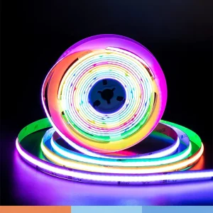 Smart WiFi and APP Control 12V 24V RGB Dream Color LED Strip High Density Flexible Tapefor Smart Home Ceiling Decoration