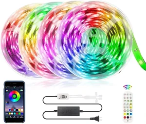 Smart Wifi 5050 Rgb Led Stripe Lights for Home Wifi Smart Rgb Led Strip Light Phone Controller