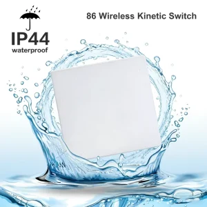 Smart Wireless Kinetic Wall Switch Dimmer IP44 Waterproof 240V Light Control