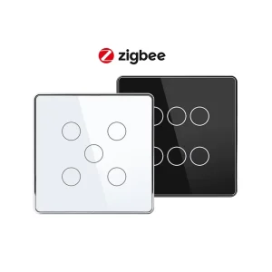 Smart Wireless Switch Wall Panel Remote Control Switch with Dimmer and Curtain Control